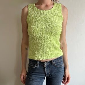 VTG Fuzzy Lime Green Tank
